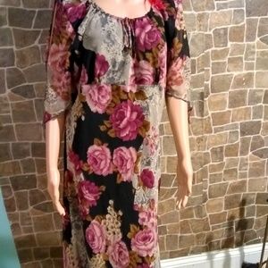 RAG Floral Dress